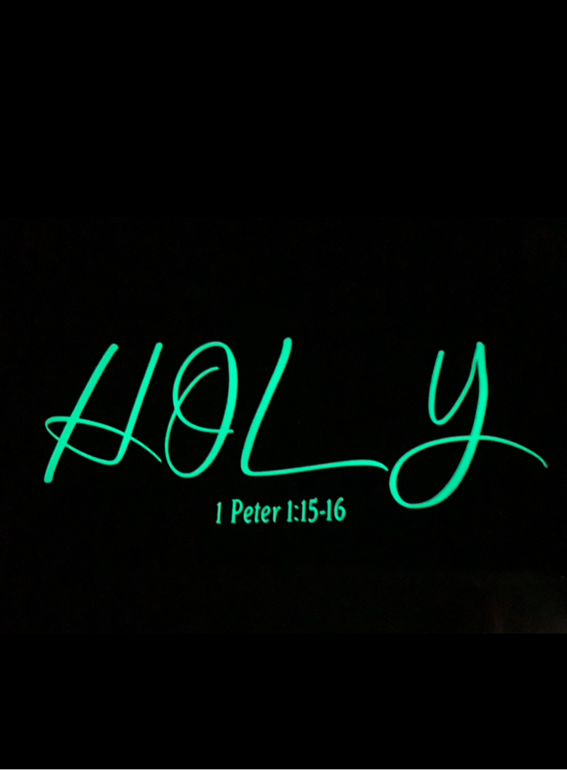 Glow In The Dark "HOLY" Tee