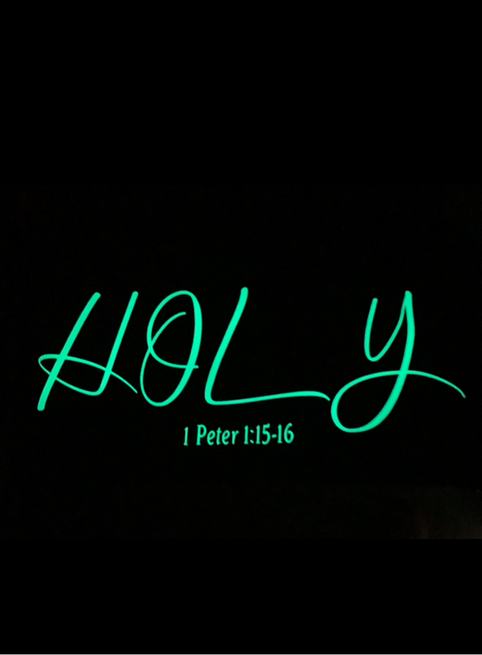 Glow In The Dark "HOLY" Tee